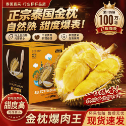 少羽 泰国金枕榴莲  单果净重3-4斤  包3-4房