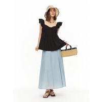 独束 【心动时刻】露肩蝴蝶结无袖上衣女夏2026新款设计感吊带背心