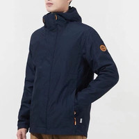Timberland 春秋季新款男士纯色运动户外防风连帽夹克外套冲锋衣 藏青色(春秋款)
