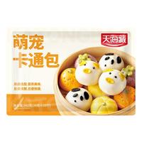 天海藏儿童早餐动物造型豆沙包