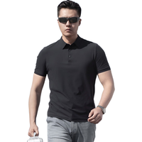 DRAGON TOOTH/龙牙 暗之冰绫凉感短袖POLO衫 深渊蓝 3XL