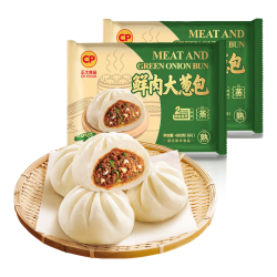 正大食品 鲜肉大葱包420g＊2袋 赠小食盲盒1件