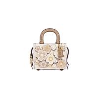COACH 蔻驰 女士牛皮革手提包 CH776 白色 小号