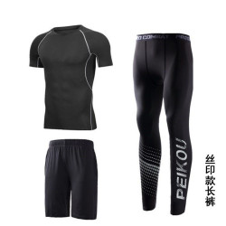 MCKENATEN MK 精英短 男款运动健身服三件套