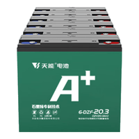 天能72v20a铅酸电池天能电瓶电动车电瓶车电池石墨烯铅酸蓄电池大容量 72V20AH(6只) 50km-65km