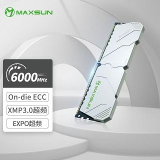 百亿补贴：铭瑄 机甲暴风DDR5 16GB 6000MHz内存条马甲条台式兼容AMD INTEL