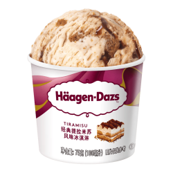 哈根达斯 Haagen-Dazs）经典提拉米苏 &风味冰淇淋 &100ml/杯 雪糕 &