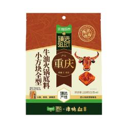 谭鸭血 小方块全型牛油火锅底料