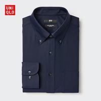  UNIQLO/优衣库 防皱 男士衬衫 478073/69藏青色 XL