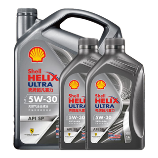 Shell 壳牌 Helix Ultra 超凡喜力 都市光影版 5W-30 SP级 全合成机油 4L*2+1L*4