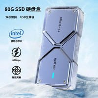 海康存储80Gbps硬盘盒M.2NVMe兼容USB4/3双主控移动存储适用Mac mini 台式电脑笔记本