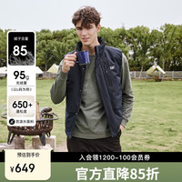 CAT 男士复古工装高领羽绒马甲