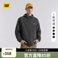 CAT erpillar男款户外休闲轻便LOGO教练夹克