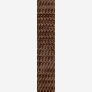 FENDI/芬迪 Kids Wool Logo围巾 棕色