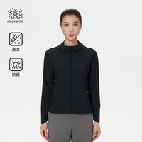 KOLON SPORT/可隆 女士防晒透湿连帽皮肤衣 UPF50+ 户外风衣