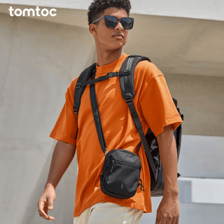 tomtoc 旅行斜挎包 男女手机包防盗刷护照包