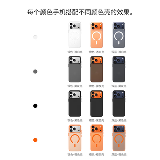 SNOWKIDS iPhone 17Pro Max 磁吸超薄半磨砂全包软壳 实黑
