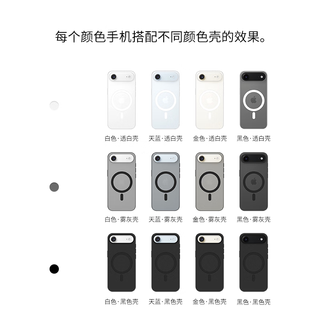 SNOWKIDS iPhone Air 超薄半磨砂防滑防摔软壳 黑色
