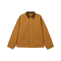Levi's/李维斯 美式宽松 男士牛仔夹克 褐色 003L2-0002 XL