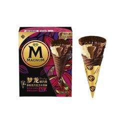 和路雪 MAGNUM 梦龙 醇巧筒浓郁黑巧克力冰淇淋 79g*3支