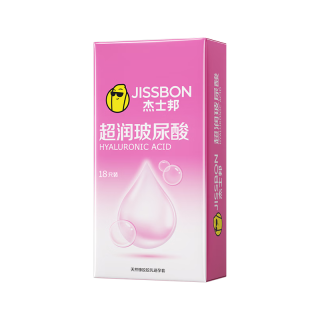 杰士邦 超润玻尿酸安全套 含赠共20只（玻尿酸18只+赠零感2只）