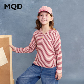 MQD/马骑顿 条纹 女童T恤