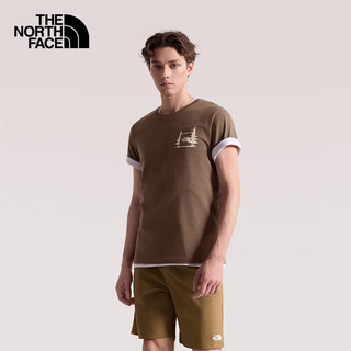 THE NORTH FACE/北面 棉感防晒T恤 男 2XL 圆领短袖