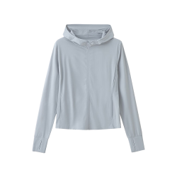 無印良品 MUJI 防紫外线 女士连帽衫 浅紫色