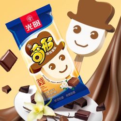 光明 白雪冰砖奇形娃娃紫雪糕血糯米雪糕冰淇淋