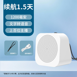 大洪 录音喇叭摆摊便携式手提蓝牙音箱迷你音响文字转语音叫卖循环