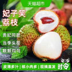 土八鲜 香甜妃子笑荔枝4.5斤