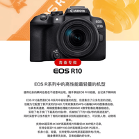 佳能 EOS R10 RF50mmF1.8 单机身套机 微单相机