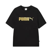 PUMA 695663 圆领短袖T恤 黑色 2XL