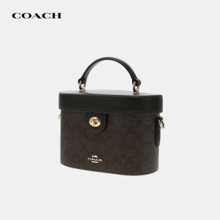 COACH 【520礼物】KAY经典盒子包手拎斜挎女包CBQ35520