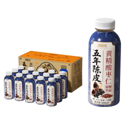 N12 润自在陈皮黄精酸枣仁水无糖茶饮品0糖0卡健康养生饮料500mL*15瓶