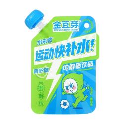 金豆芽 电解质水乐檬150ml*4袋儿童青少年运动钙铁锌