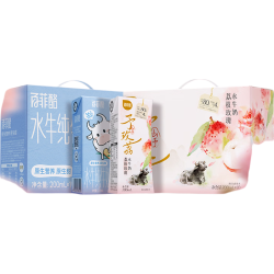 百菲酪 水牛纯牛奶组合 200ml*30盒
