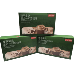 京东京造 原味低糖三合一速溶咖啡粉 600g（40条）