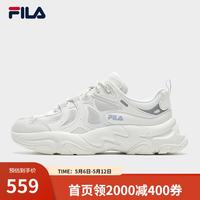 FILA 复古 女士运动鞋  星白/奶油白色-SC 37.5