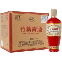 竹叶青 酒 荣耀-红 45度 清香型白酒 500mL*6整箱