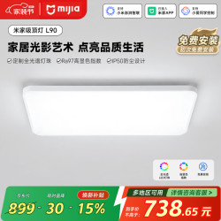 米家 吸顶灯 L90 智能控制 长方形现代客厅灯 小爱智能语音 115W