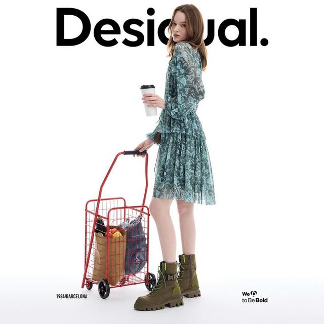 Desigual 西班牙彩色印花 女士连衣裙 26春夏新品