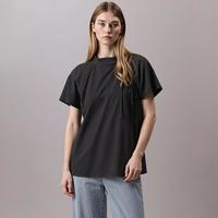 限尺码：ZARA 女式时尚立领斜襟绑带短袖衬衫