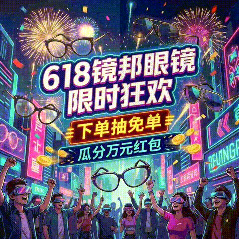 天降锦鲤：镜邦 618 福利享不停！瓜分万元奖池 下单抽免单