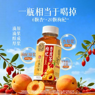 椰泰 枸杞杏皮茶 235ml*10瓶 果蔬汁饮料