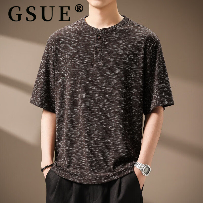  GSUE 透气性 男士T恤