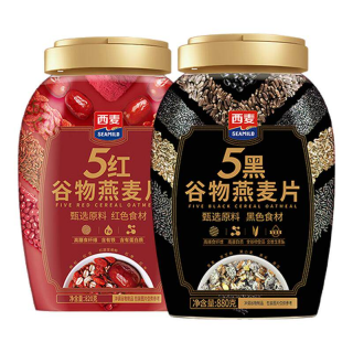 西澳阳光 五红黑粗粮混合谷物燕麦片