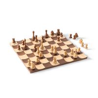 umbra 国际象棋套装 枫木胡桃木棋盘 摇摆防滑设计 5岁+策略桌游