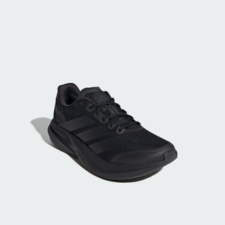 adidas 阿迪达斯 DURAMO SPEED 2 超轻缓震回弹跑鞋 男款 黑色 42.5