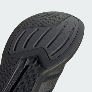 adidas 阿迪达斯 DURAMO SPEED 2 超轻缓震回弹跑鞋 男款 黑色 42.5